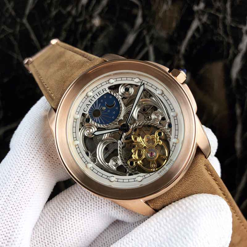 カルティエCartier時計メンズ自動巻き42mm腕時計Ca-TSH370-042