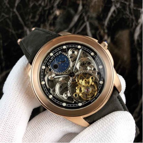 カルティエCartier時計メンズ自動巻き42mm腕時計Ca-TSH370-043
