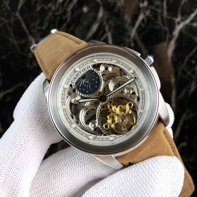 カルティエCartier時計メンズ自動巻き42mm腕時計Ca-TSH370-045