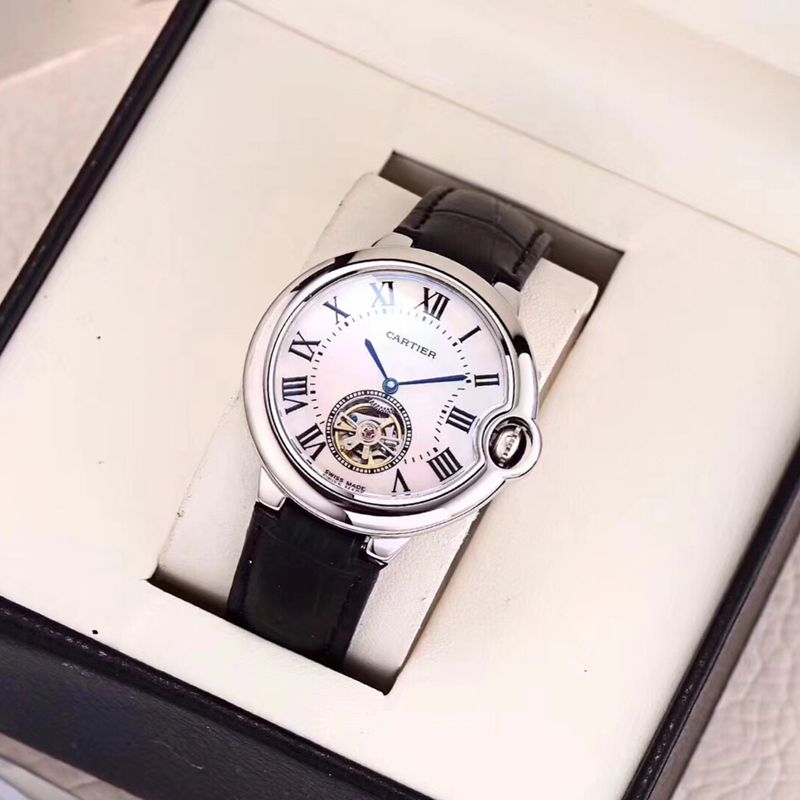 カルティエCartier時計バロンブルー-陀飛輪39mm男女兼用Ca-TSH390-054