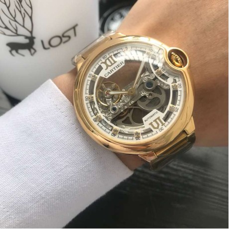 カルティエCartier腕時計メンズ45mm自動巻き大人気Ca-TSH430-015