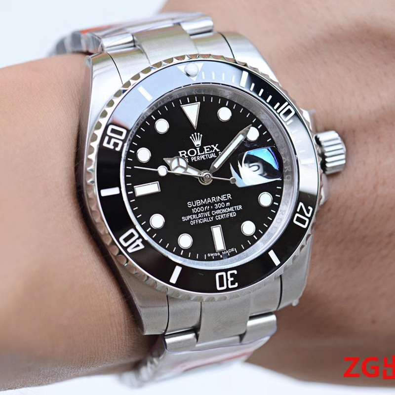 ロレックスサブマリーナSwiss2836-2ムーブメント搭載EP-2004P530-RO300