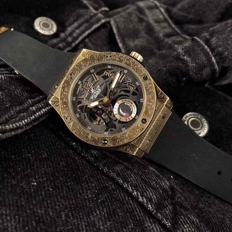 ウブロ（HUBLOT）メンズ自動巻き彫りケーススーパーコピー時計HU-TSH610-031