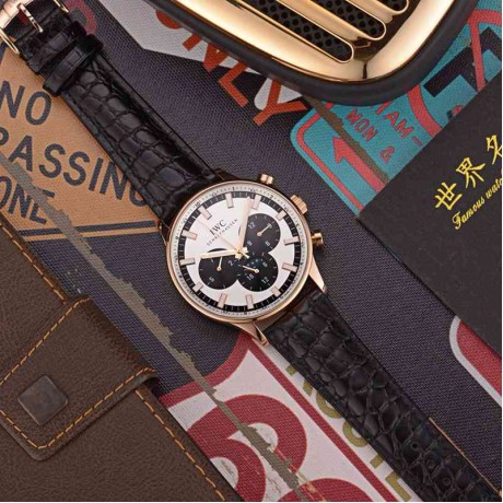 IWCパイロットウォッチクロノグラフ夜光功能メンズIWC-TSH340-02　