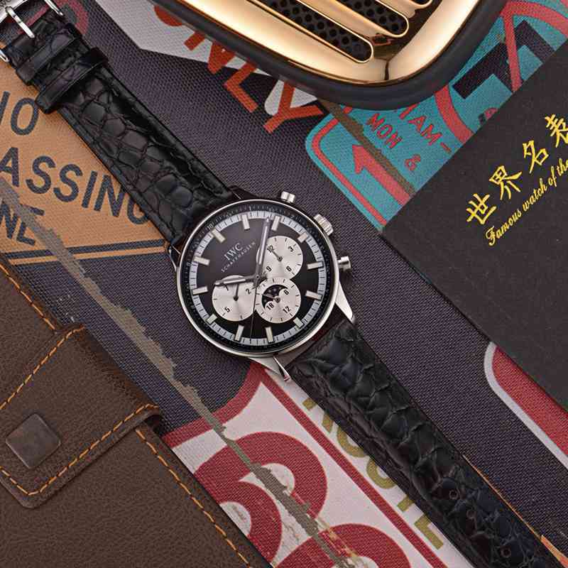 IWCパイロットウォッチクロノグラフ夜光功能メンズIWC-TSH340-05