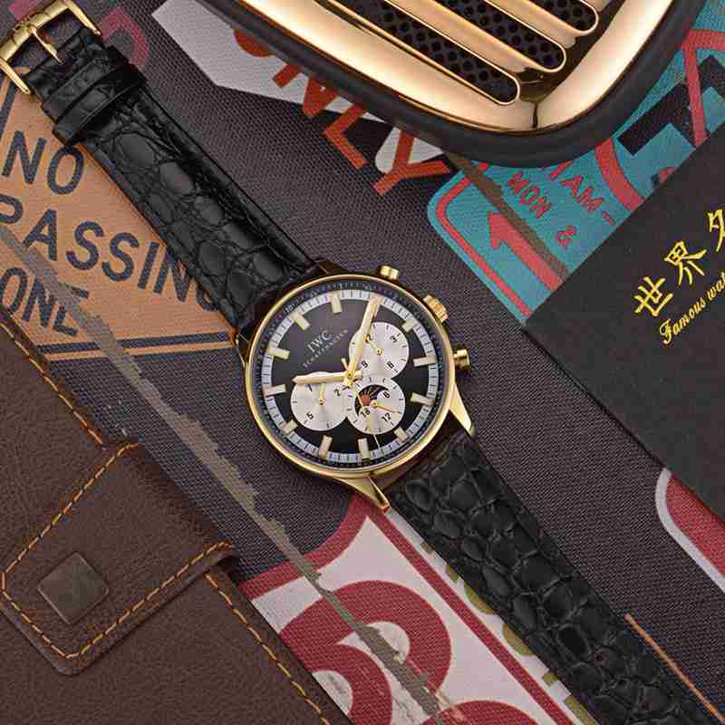 IWCパイロットウォッチクロノグラフ夜光功能メンズIWC-TSH340-07