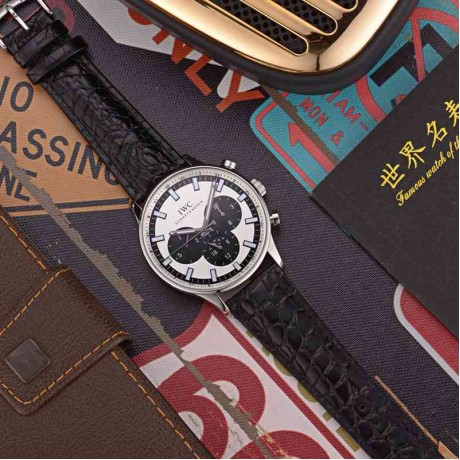 IWCパイロットウォッチクロノグラフ夜光功能メンズIWC-TSH340-08　