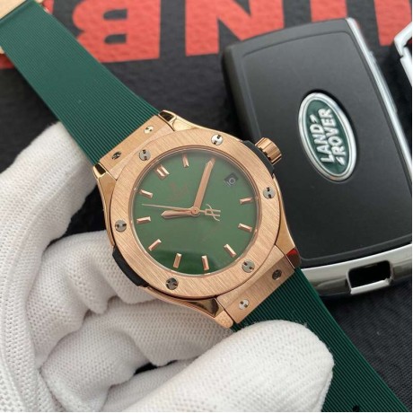 ウブロHUBLOTクラシックフュージョンレディース21600振動TSH2001P340-HU21