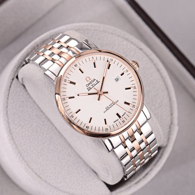 OMEGAオメガデデビルレディマティックAsian21600振動メンズTSH2002P390-1685-05