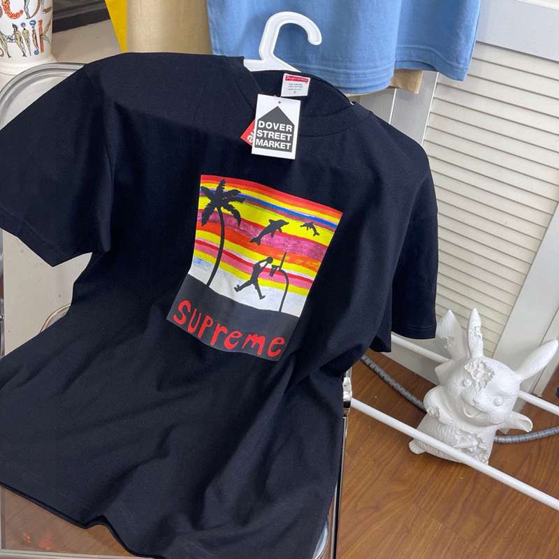 25SS服SupremexWeek8半袖Tシャツトップス2503GGJ200-SU050-1