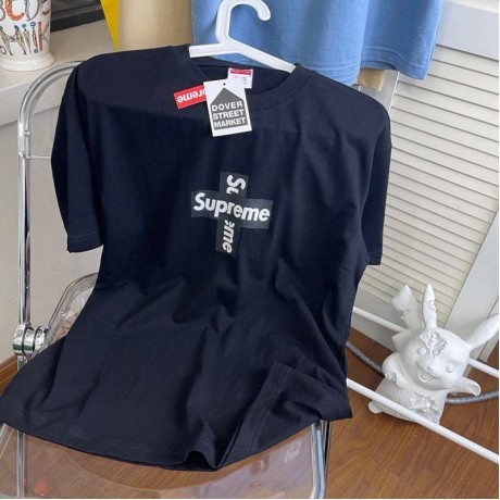 25SS服SupremeCrossBox半袖Tシャツトップス2503GGJ200-SU054