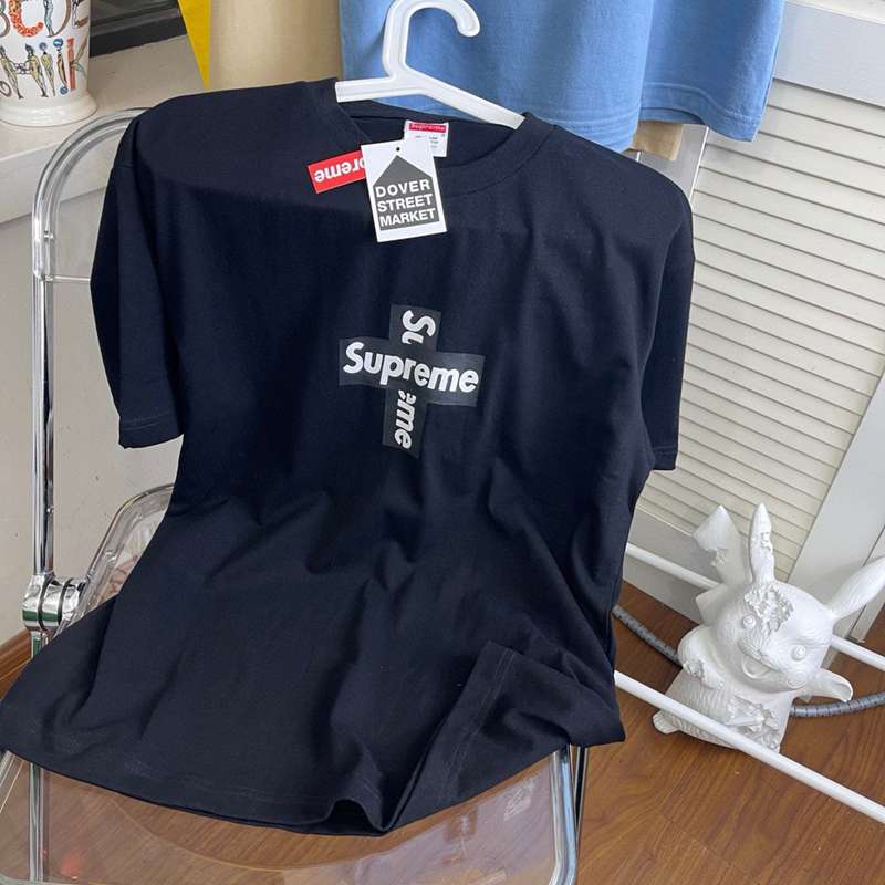 25SS服SupremeCrossBox半袖Tシャツトップス2503GGJ200-SU054
