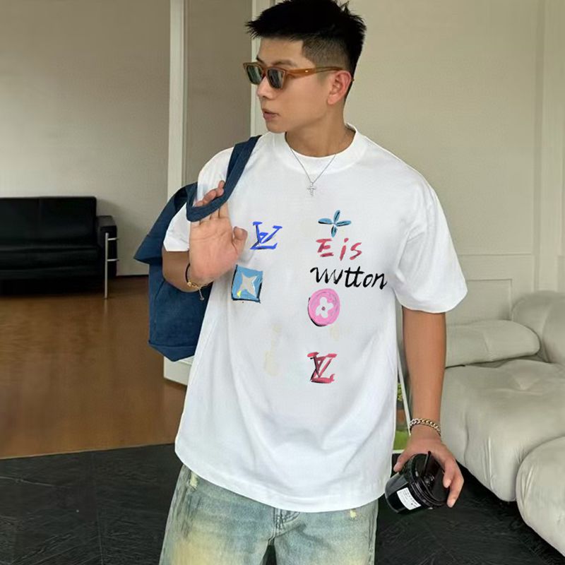 25SS服ルイヴィトン半袖Tシャツトップス2503SJJ100-Lu071