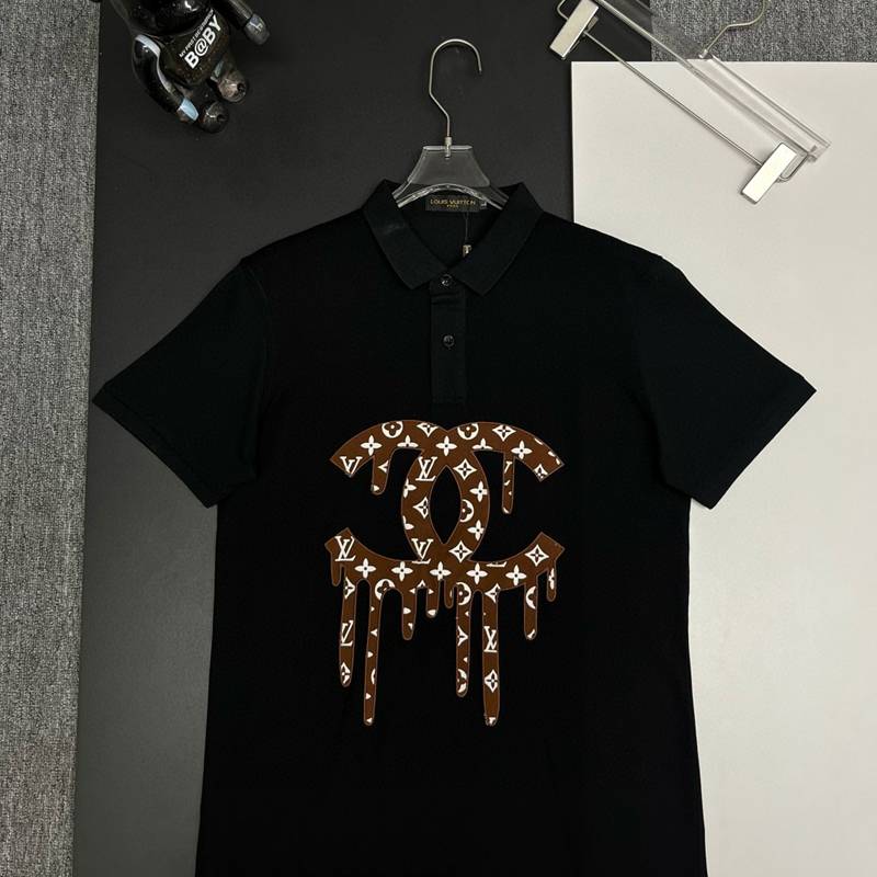 25SS服シャネル半袖Tシャツトップス恋人着2503SJJ105-CH036