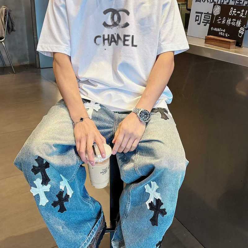 25SS服シャネル半袖Tシャツトップス 2503SJJ130-CH006