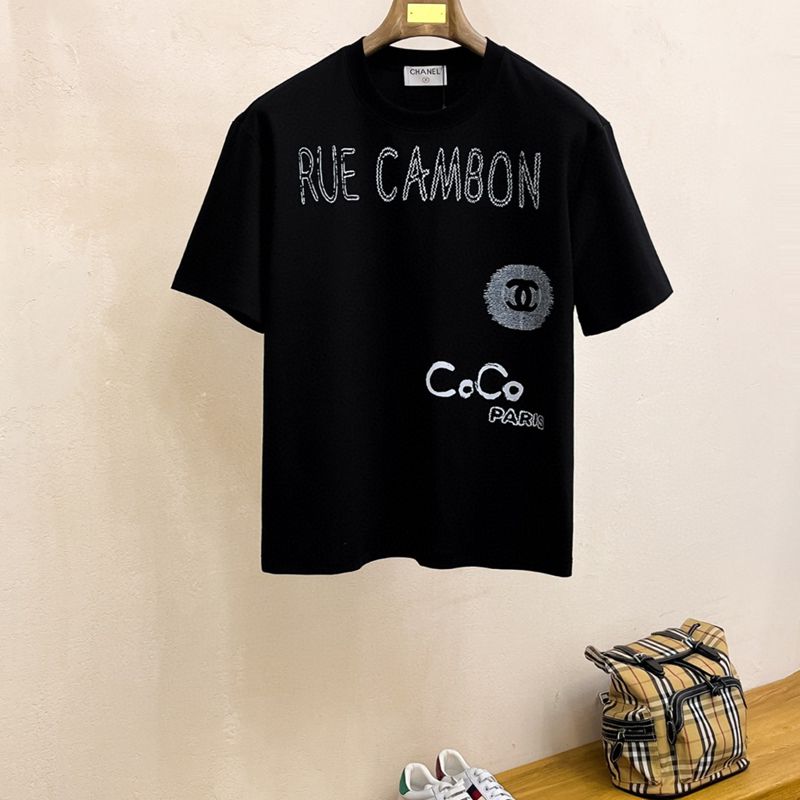25SS服シャネル半袖Tシャツトップス 2503SJJ150-CH011