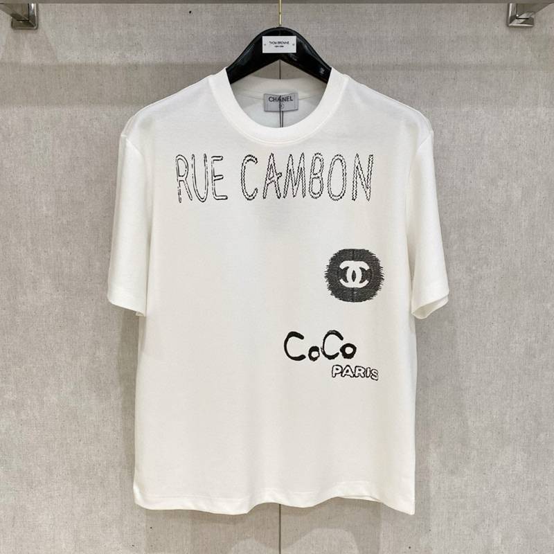 25SS服シャネル半袖Tシャツトップス 2503SJJ150-CH016