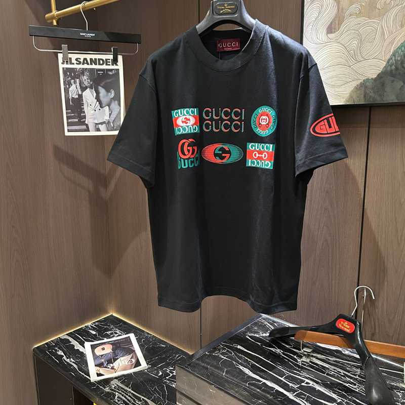 25SS服グッチ半袖Tシャツトップス2503SJJ150-Gu018