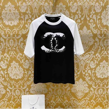 25SS服シャネル半袖Tシャツトップス 2503SJJ180-CH033
