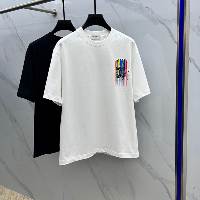 25SS服シャネル半袖Tシャツトップス 2503SJJ185-CH026