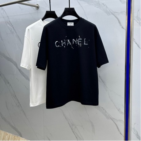 25SS服シャネル半袖Tシャツトップス 2503SJJ185-CH034