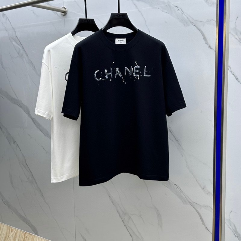 25SS服シャネル半袖Tシャツトップス 2503SJJ185-CH034