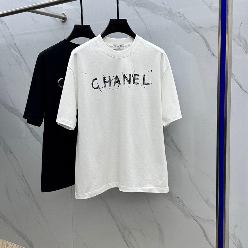 25SS服シャネル半袖Tシャツトップス 2503SJJ185-CH035