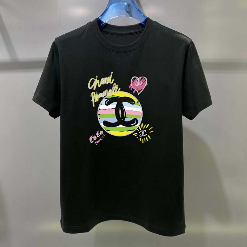 25SS服シャネル半袖Tシャツトップス 2503SJJ80-CH056
