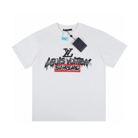 25SS服Supremexルイヴィトン半袖Tシャツトップス2503SXJ128-v022-1