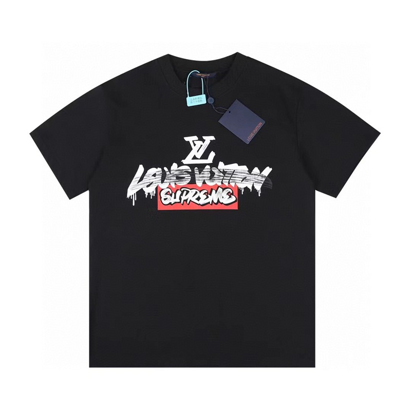 25SS服Supremexルイヴィトン半袖Tシャツトップス2503SXJ128-v022