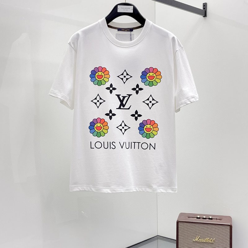 新品激安ルイヴィトン半袖Tシャツトップス夏服男着2506AAJ130-LU029