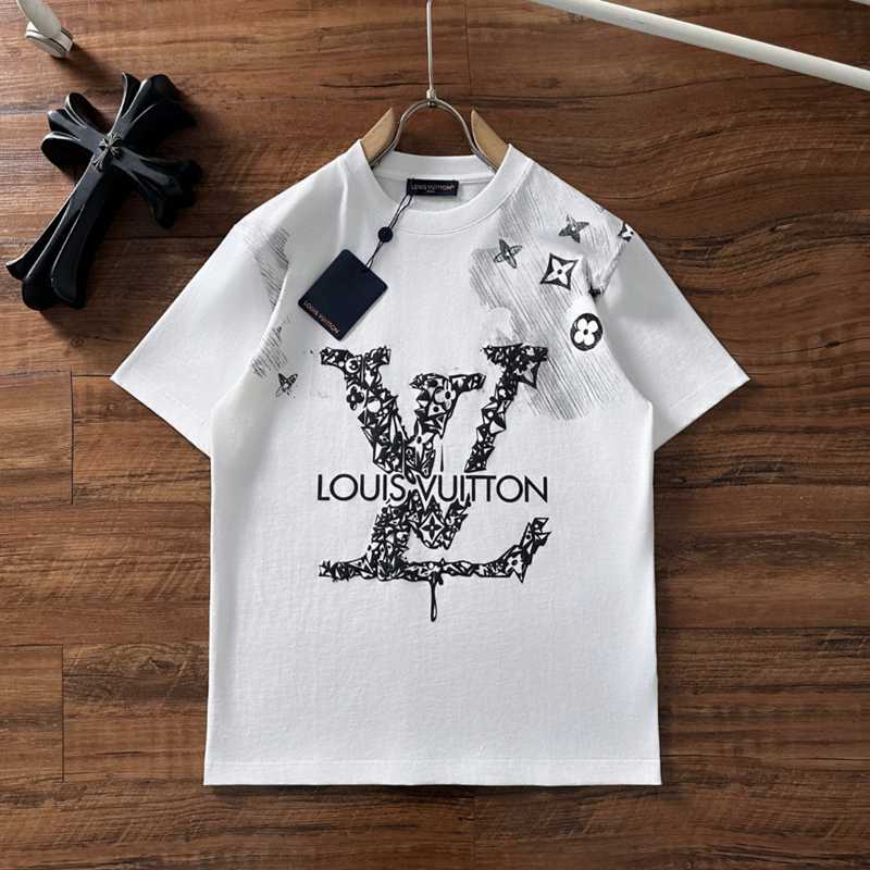 新品激安ルイヴィトン半袖Tシャツトップス男着2506AAJ130-LU044