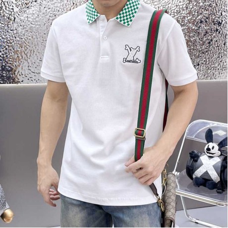 新品激安ルイヴィトンPOLO半袖Tシャツトップス男着2506AAJ170-LU009