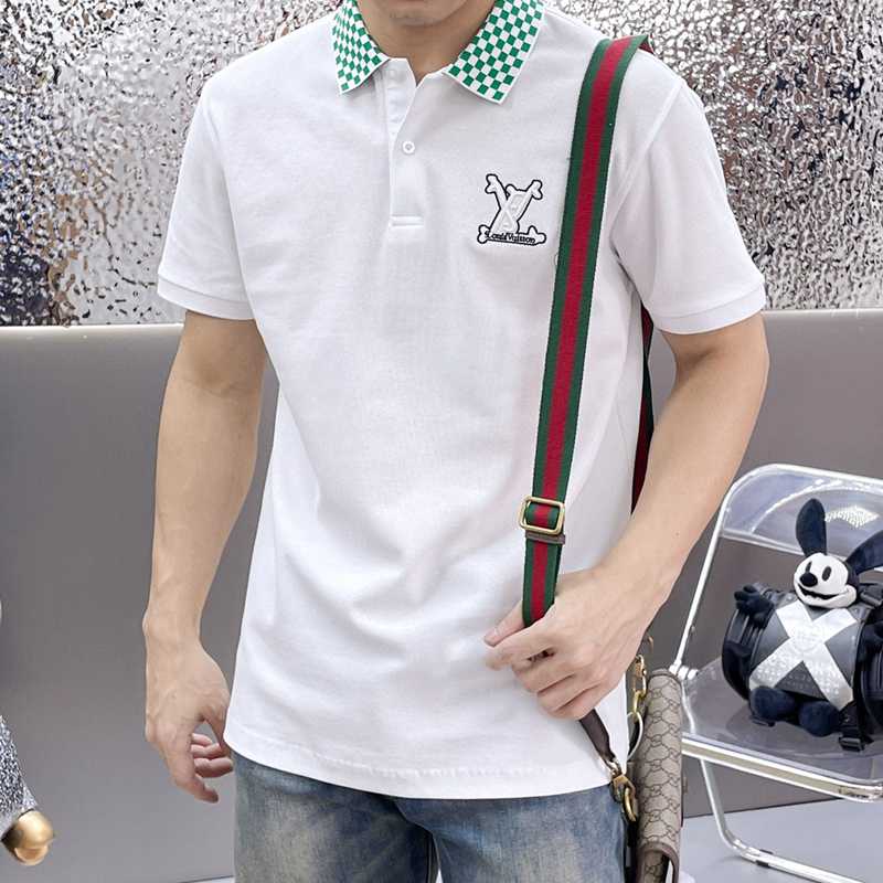 新品激安ルイヴィトンPOLO半袖Tシャツトップス男着2506AAJ170-LU009