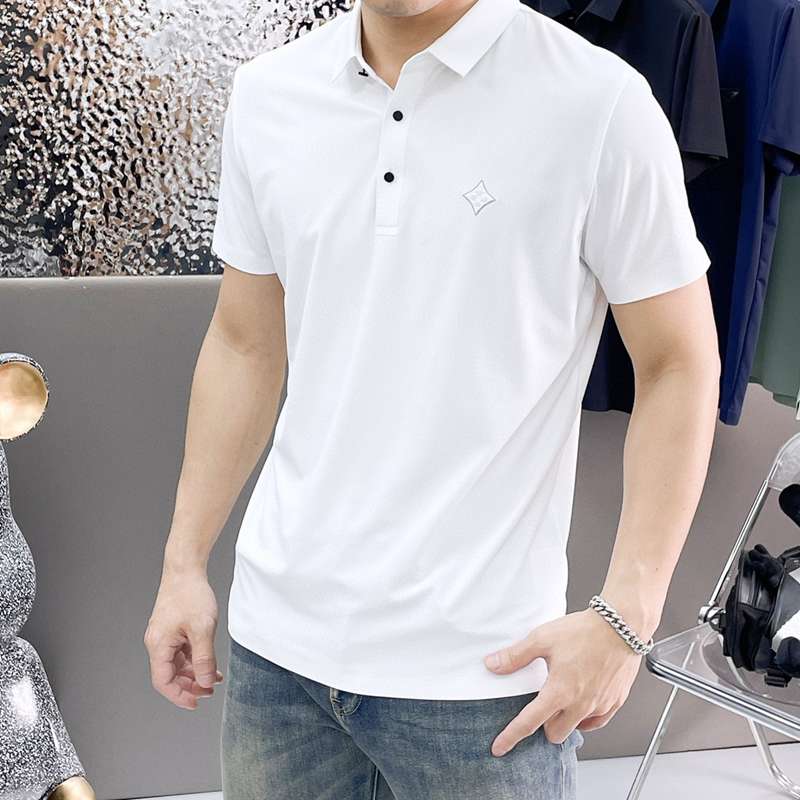 新品激安ルイヴィトンPOLO半袖Tシャツトップス男着2506AAJ170-LU010