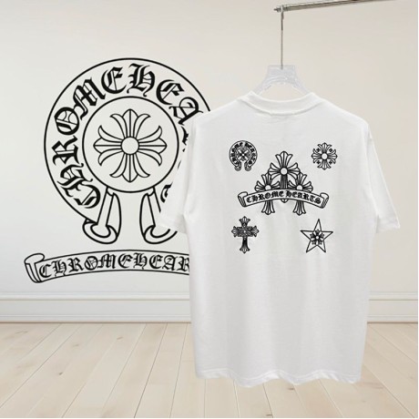 【入手困難】クロムハーツ男女兼着半袖Tシャツ2506YDHJ80-CH002