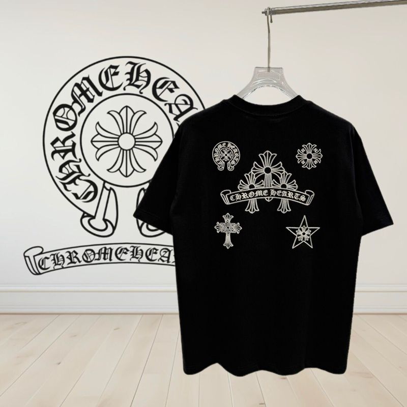 【入手困難】クロムハーツ男女兼着半袖Tシャツ2506YDHJ80-CH003