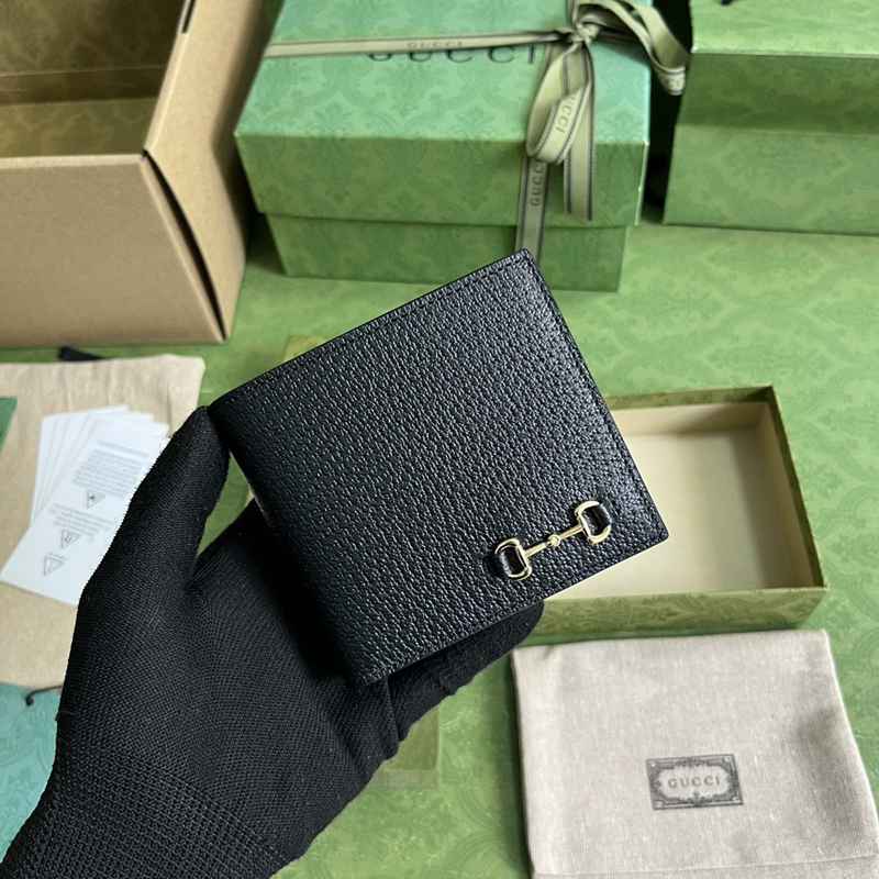 グッチ2023高級素材短財布-二つ折り財布2304JPJ180-734998-3