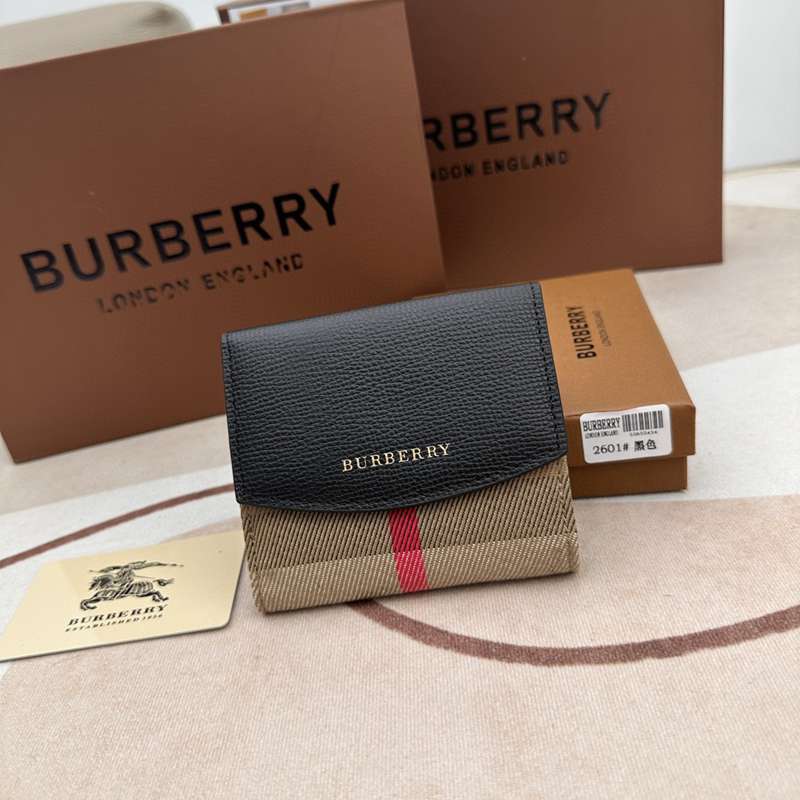バーバリー新品安価な短財布-二つ折り財布2304XSJ65-2601