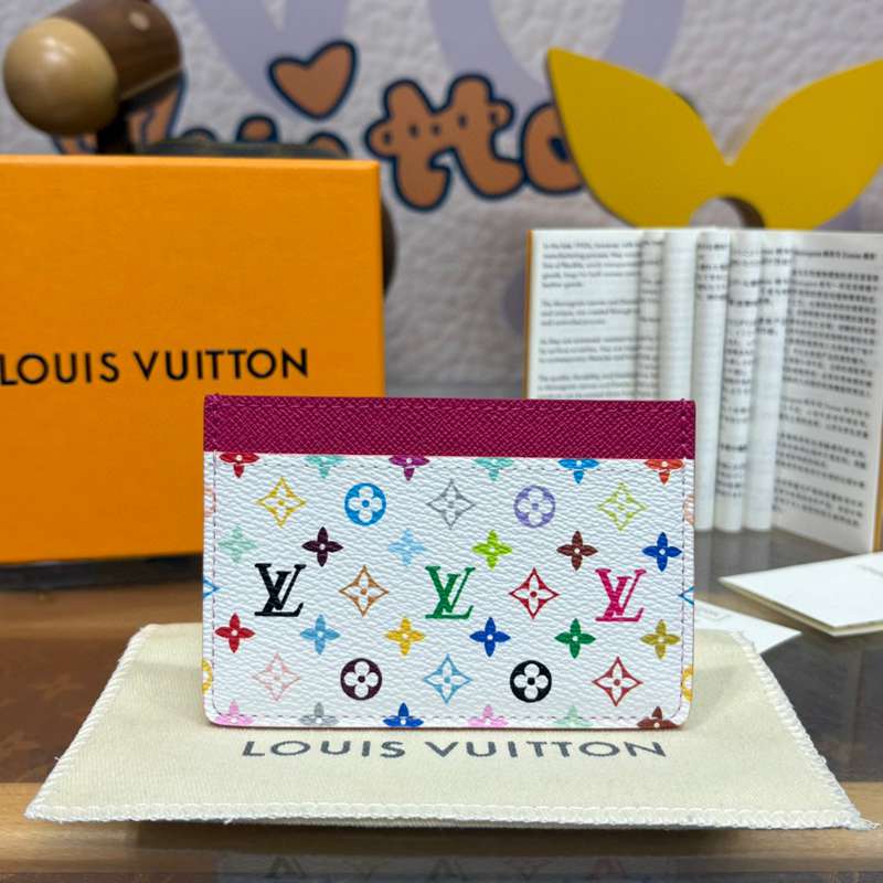 2025超美品質ルイヴィトン×村上隆定番財布カードケース2502HOJ000-M13403-1