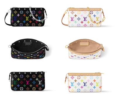 「LV × TM ポシェット・アクセソワール」2色展開「ルイ・ヴィトン × 村上