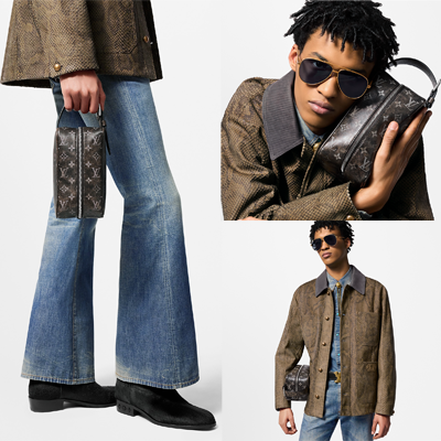 「ロッカー ドップ･キット」M11670「2024秋冬ショー」ブラッシュド･モノ