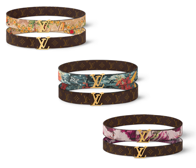 「ベルト・LV タグ 40MM リバーシブル」3色展開「2024プレフォール メ