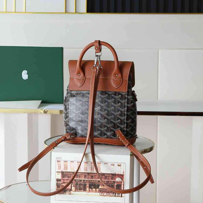 Goyard ゴヤール アリン ミニリュック クラシックモノグラム ブラウン 020194 サイズ:20x19cm