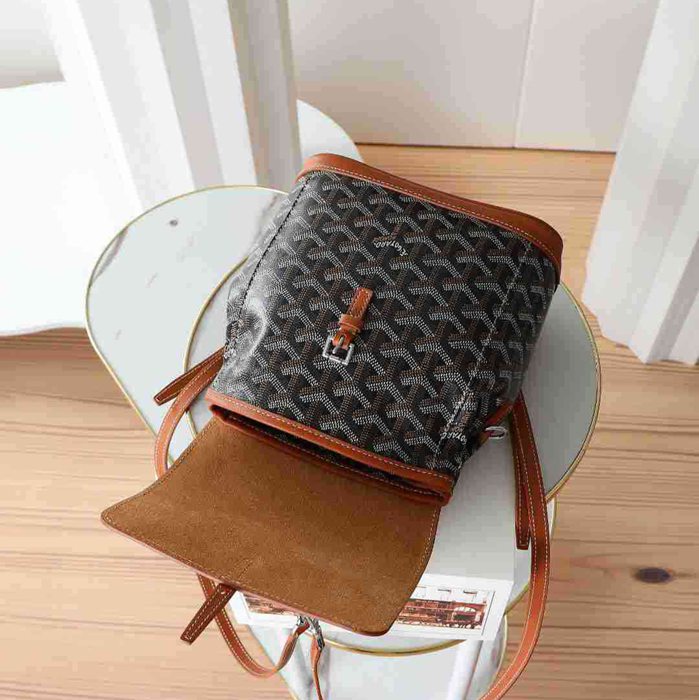 Goyard ゴヤール アリン ミニリュック クラシックモノグラム ブラウン 020194 サイズ:20x19cm