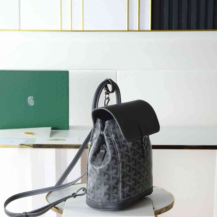 Goyard ゴヤール アリン ミニリュック クラシックモノグラム ブラック 020194 サイズ:20x19cm
