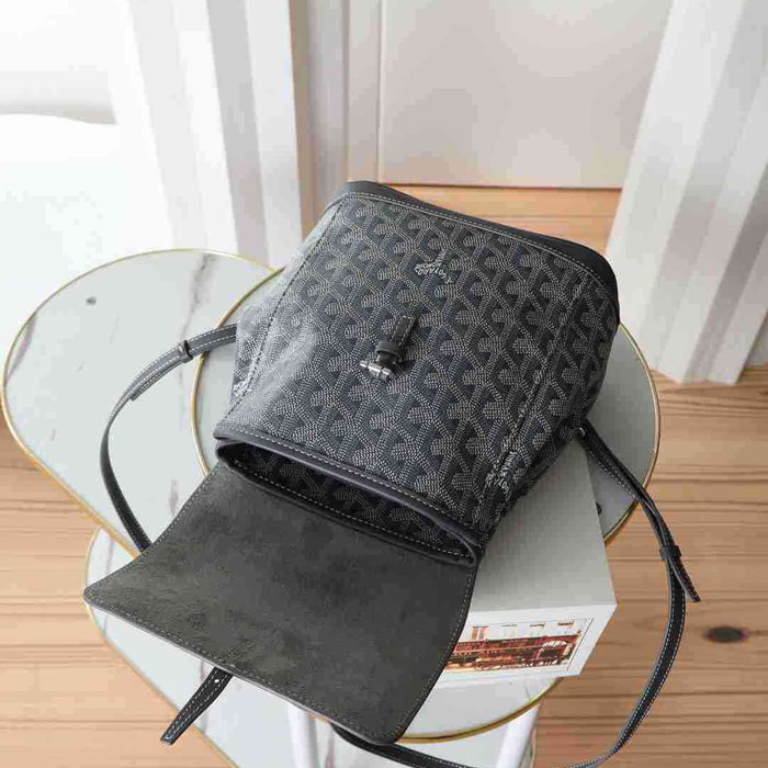 Goyard ゴヤール アリン ミニリュック クラシックモノグラム ブラック 020194 サイズ:20x19cm