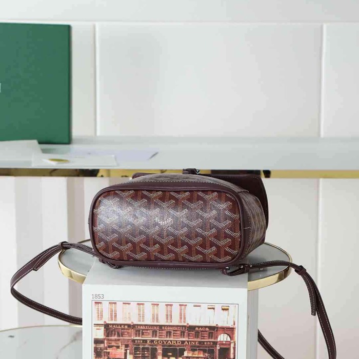 Goyard ゴヤール アリン ミニリュック クラシックモノグラム レッド 020194 サイズ:20x19cm