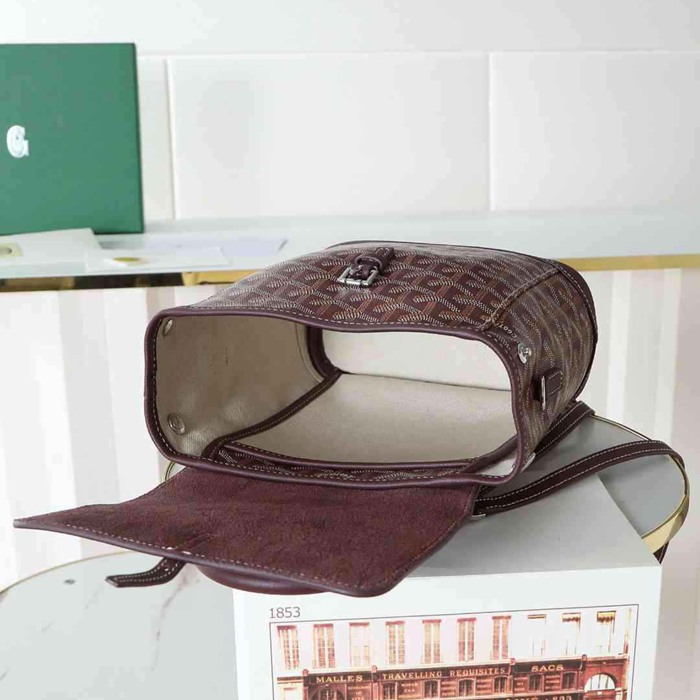 Goyard ゴヤール アリン ミニリュック クラシックモノグラム レッド 020194 サイズ:20x19cm