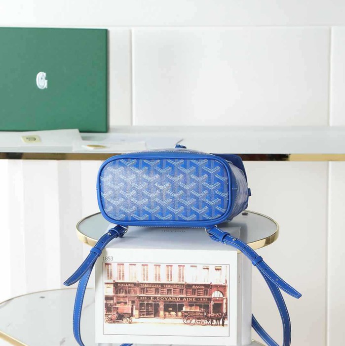 Goyard ゴヤール アリン ミニリュック クラシックモノグラム スカイブルー 020194 サイズ:20x19cm